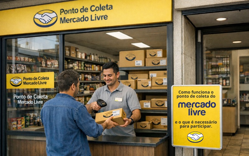 Ponto de coleta do Mercado Livre: requisitos, impostos e cuidados