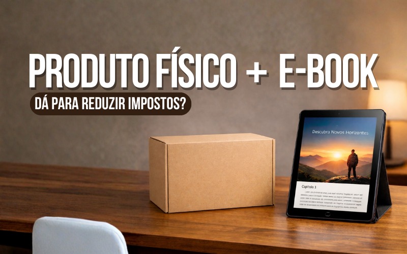 Como usar produto físico e e-book sem errar na tributação